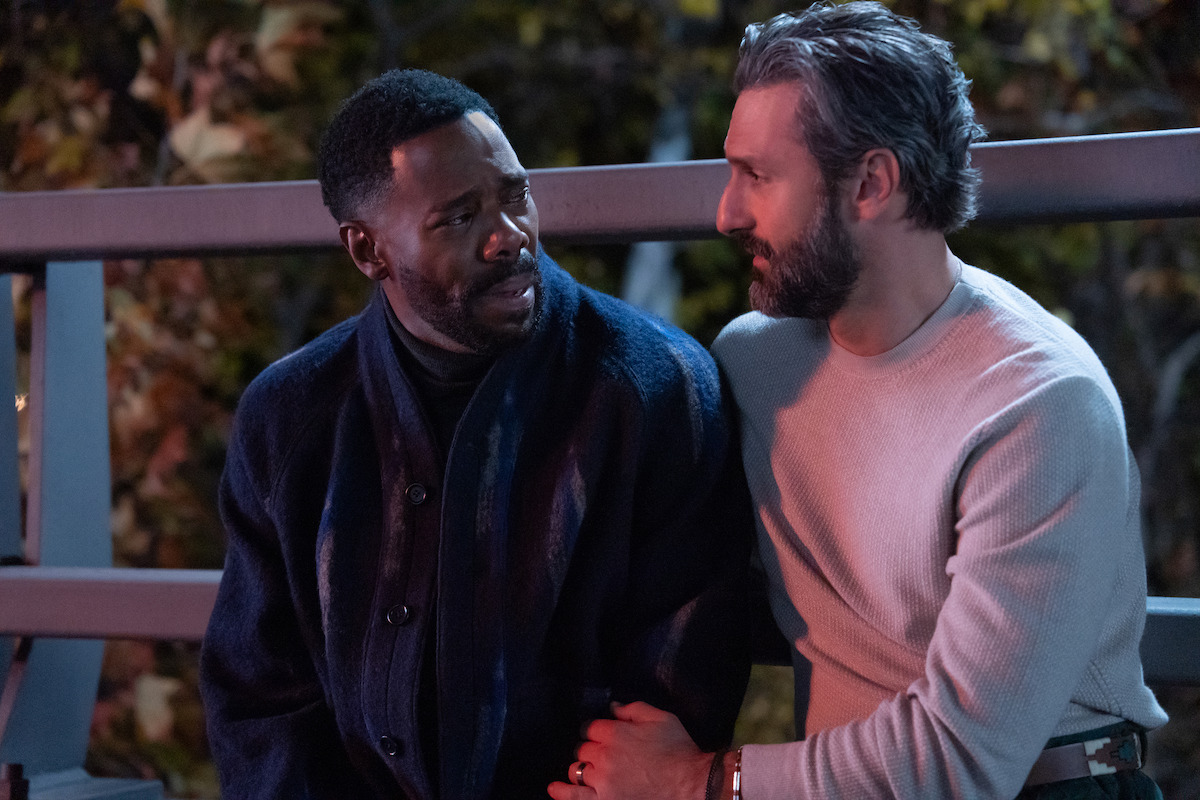 Colman Domingo as Danny and Marco Calvani as Claude in ‘The Four Seasons’