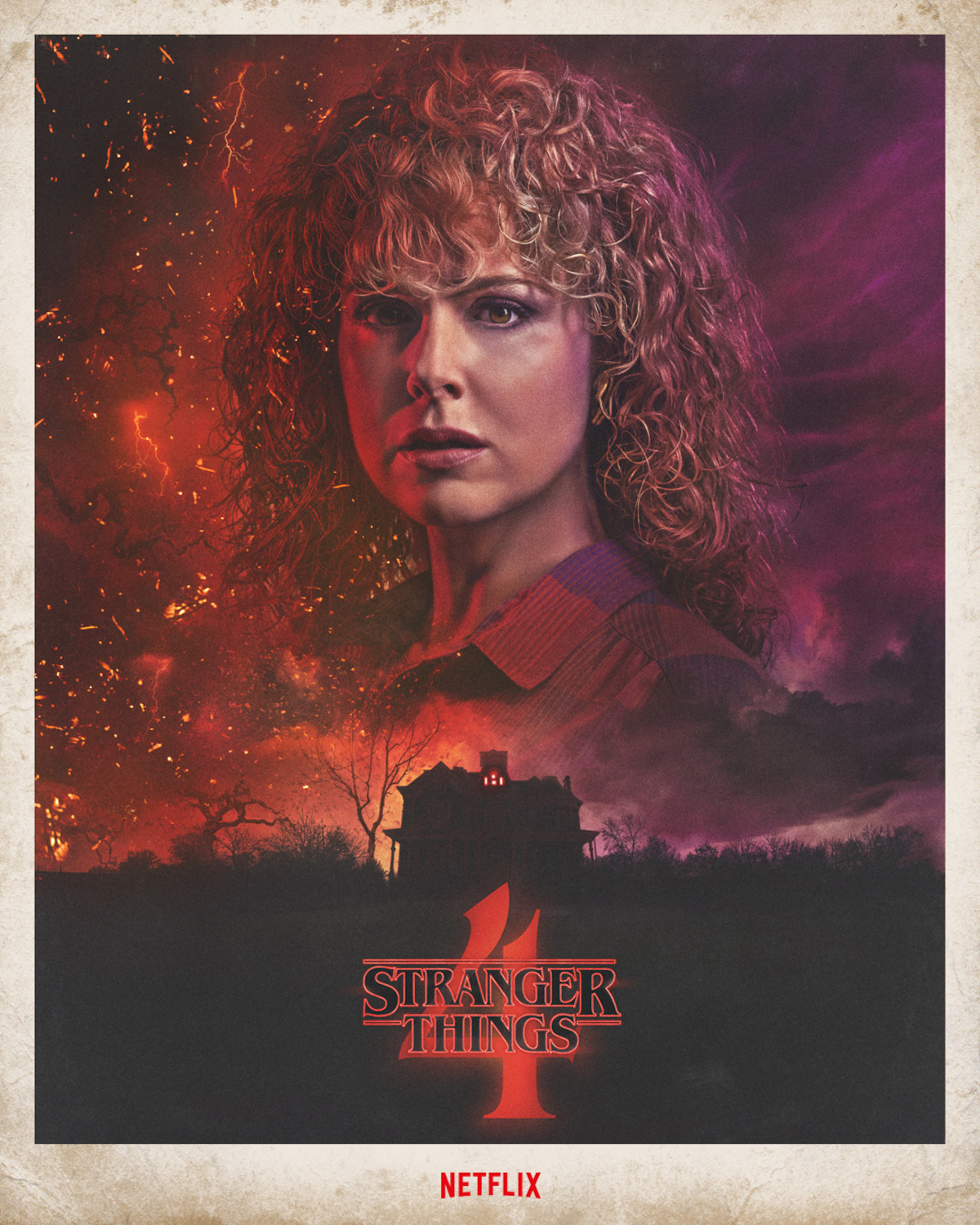 Stranger Things Season 5 The Final Season Netflix A4 Poster Art