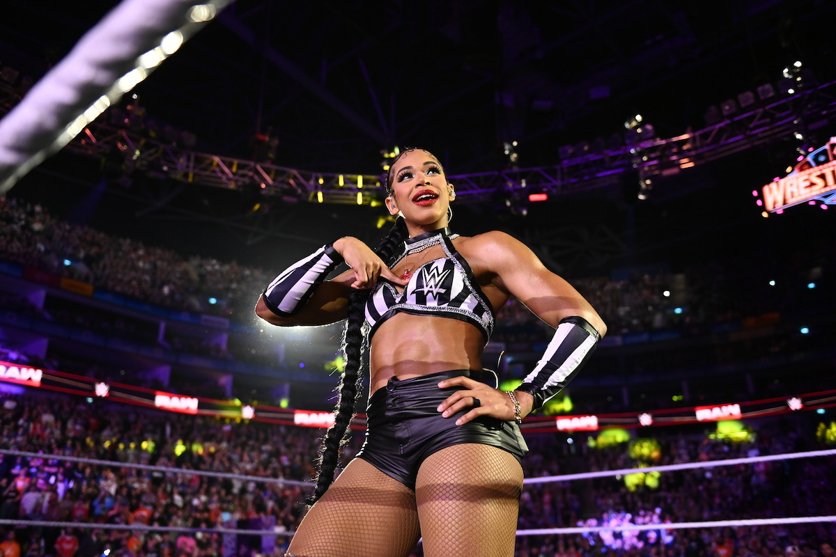 Bianca Belair in the ring.