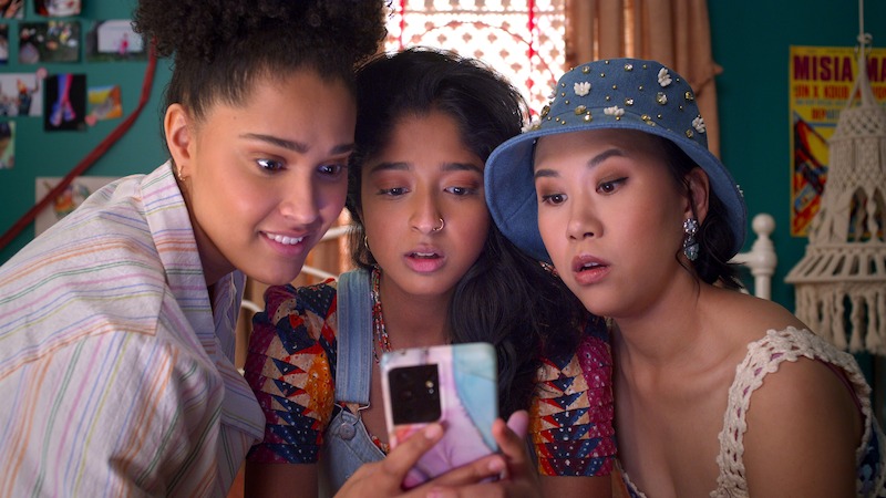 Lee Rodriguez as Fabiola Torres and Maitreyi Ramakrishnan as Devi and Ramona Young as Eleanor Wong.