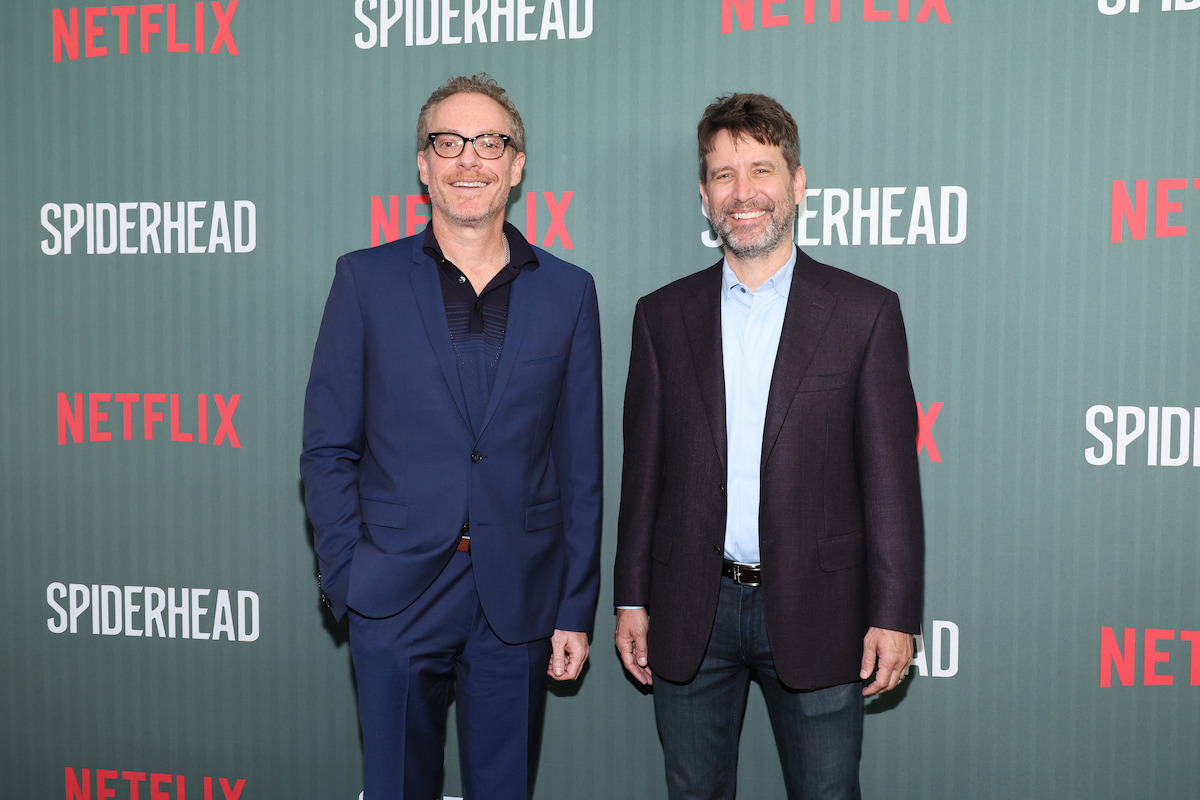 Paul Wernick, Rhett Reese - Spiderhead red carpet interview 