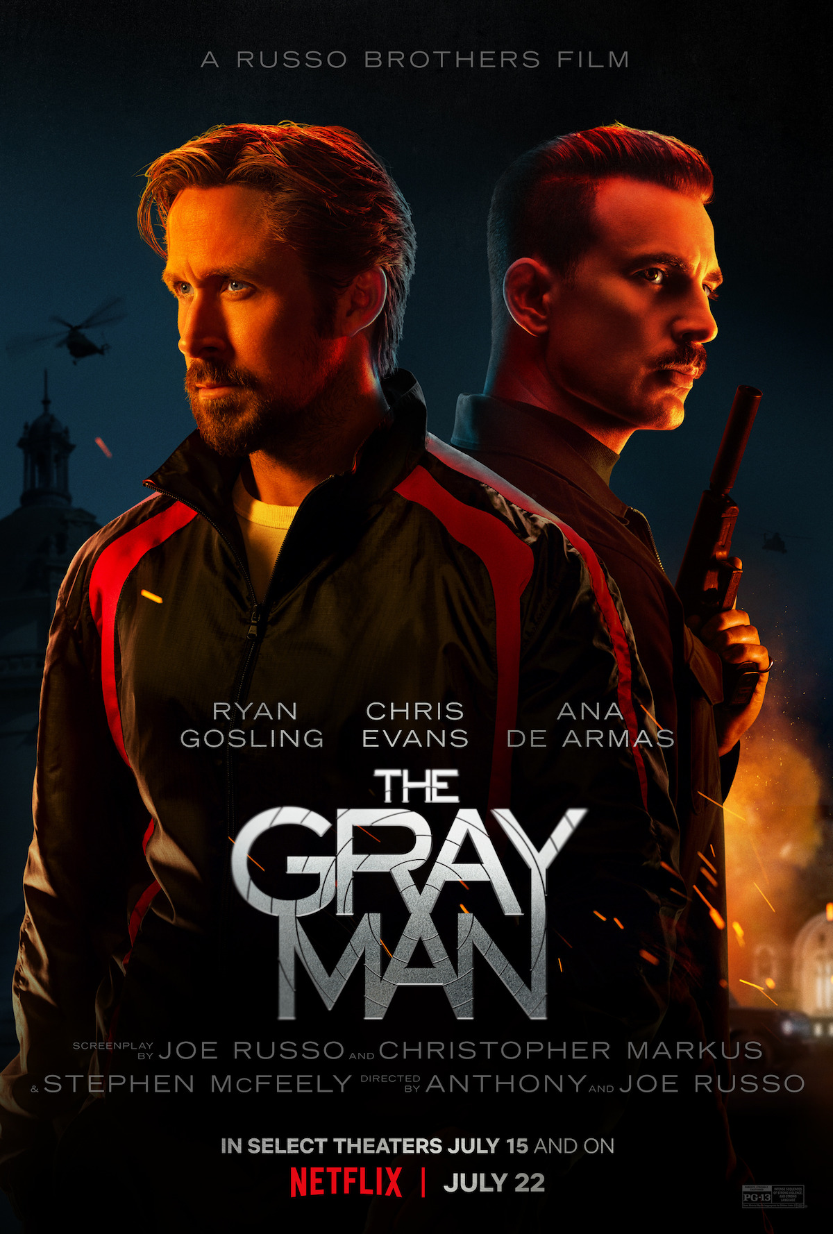 The Gray Man”. Filme mais caro da Netflix estreia em Julho e terá Ryan  Gosling, Chris