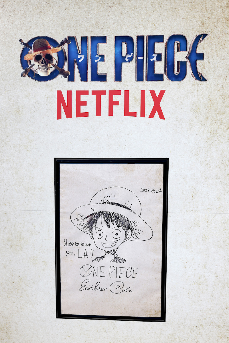 Fans attend Netflix global event for the celebration of One Piece at Santa Monica Pier in California. 