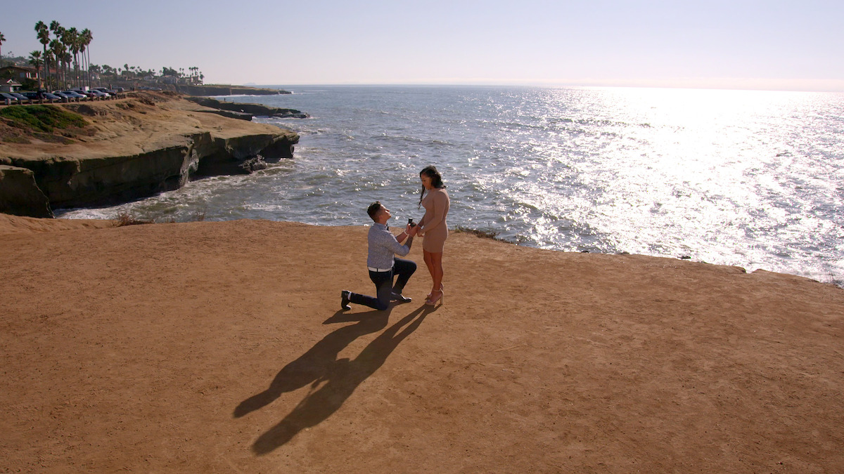 Tiff Der proposes to Mildred Woody in Season 1 of 'The Ultimatum: Queer Love'