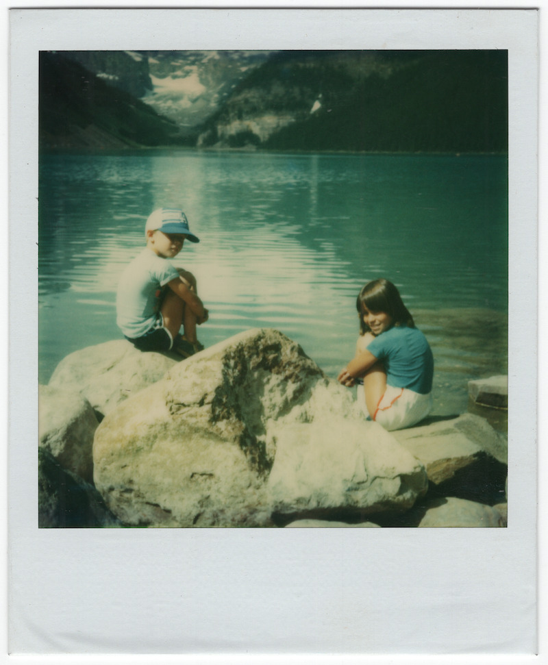 Pamela hanging out by the water.