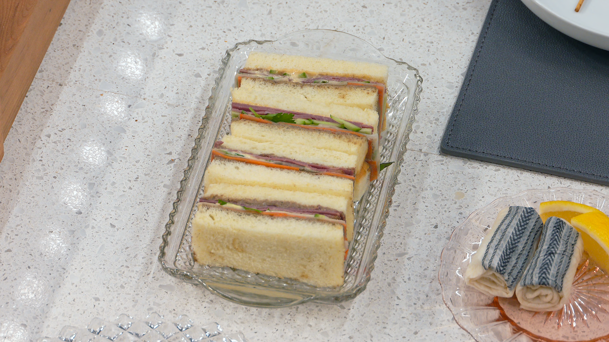 Banh Mi Tea Sandwiches