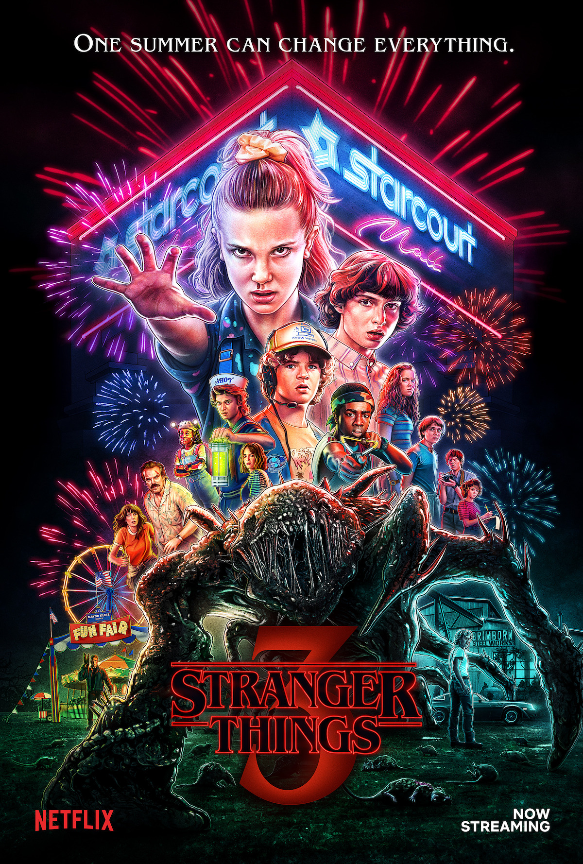 Key art for ‘Stranger Things’ Season 3