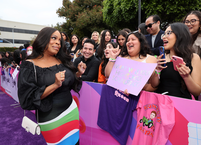 Cast of Never Have I Ever at the red carpet premiere in Los Angeles.