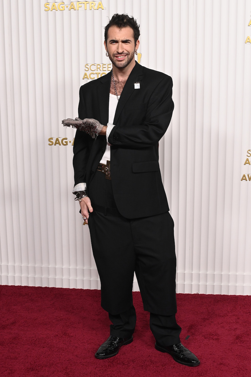 Justin Firstman at the 2023 Screen Actors Guild Awards in Los Angeles.