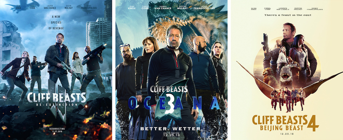 ‘Cliff Beasts’ Franchise Poster Series 1-6 