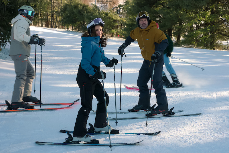 Tina Fey as Kate and Will Forte as Jack in 'The Four Seasons'.