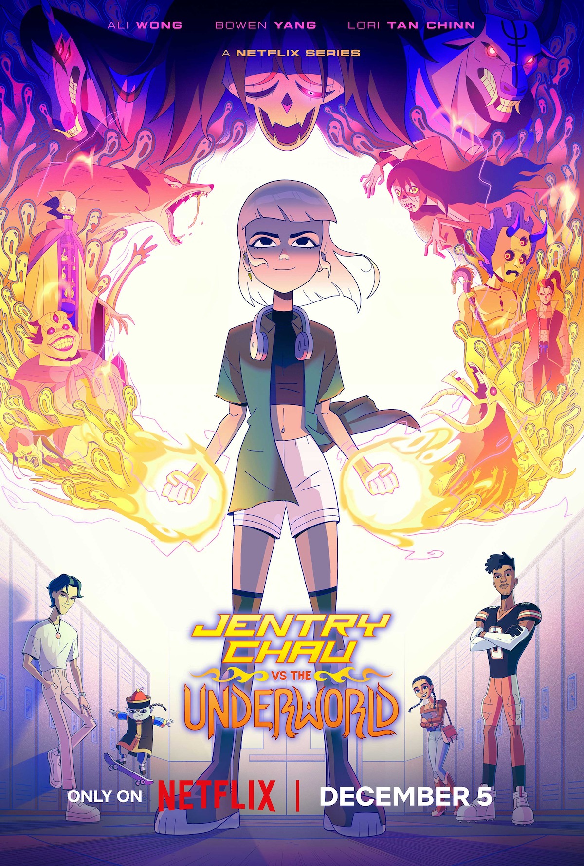 Key art for Season 1 of ‘Jentry Chau vs. the Underworld’