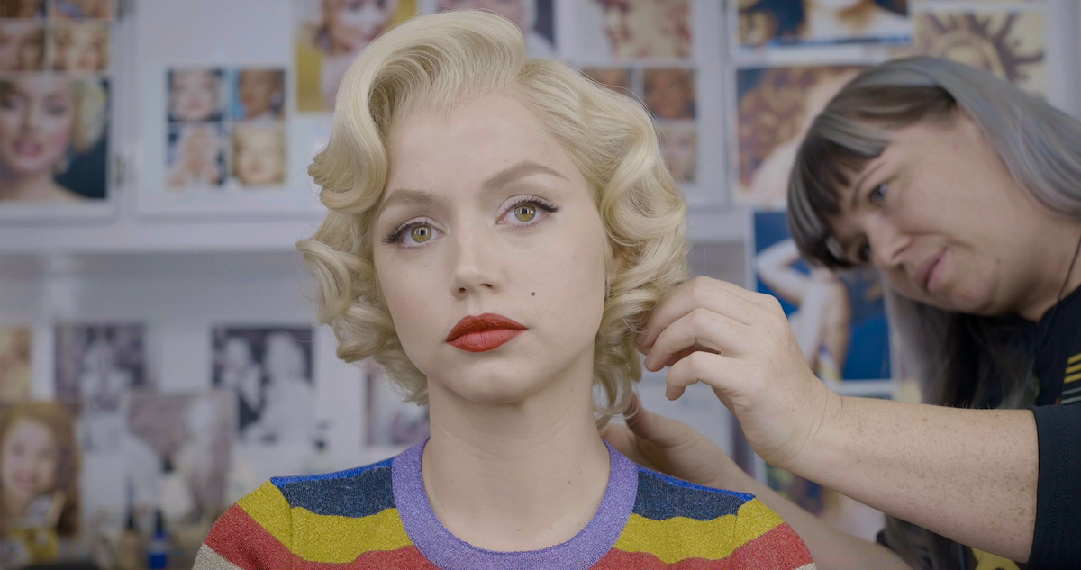 Watch Ana de Armas Hair Makeup 'Blonde' Marilyn Monroe