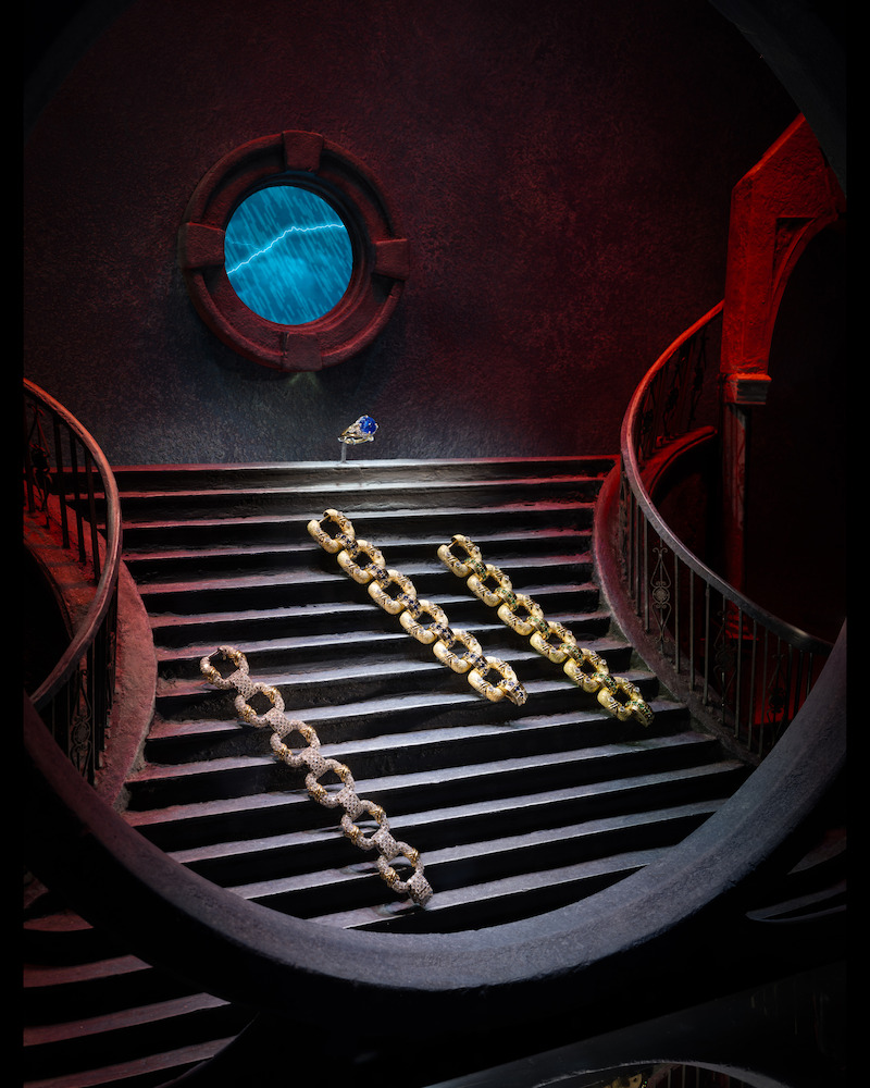 ‘Frankenstein’ Tiffany & Co. window display.