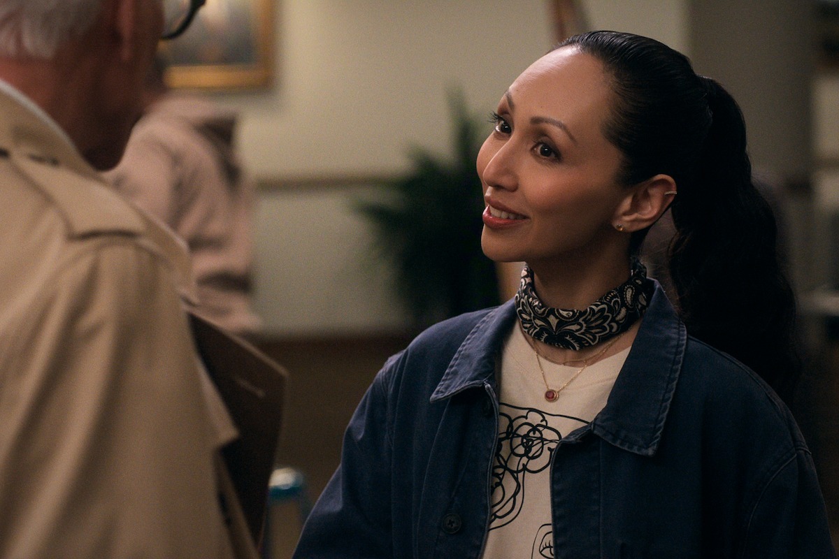 Linda Park as Elizabeth Muki in ‘A Man on the Inside’ Season 2.