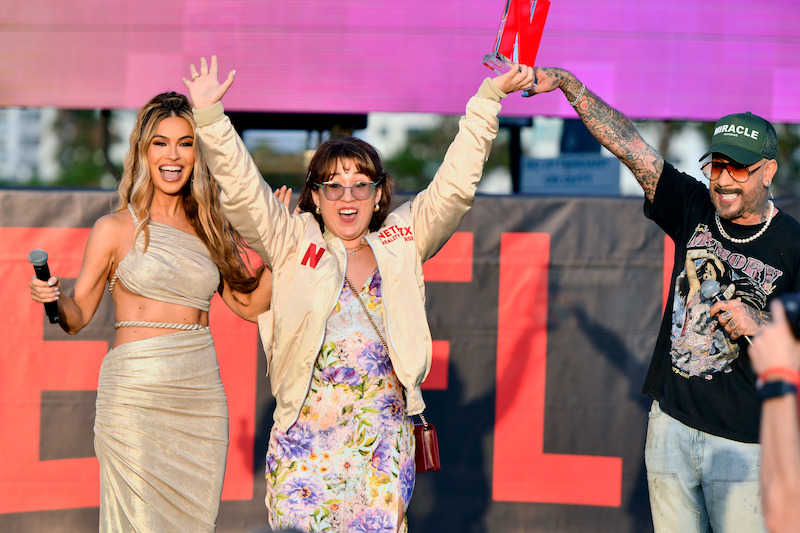Chrishell Stause, Dani Bowman, and AJ McLean