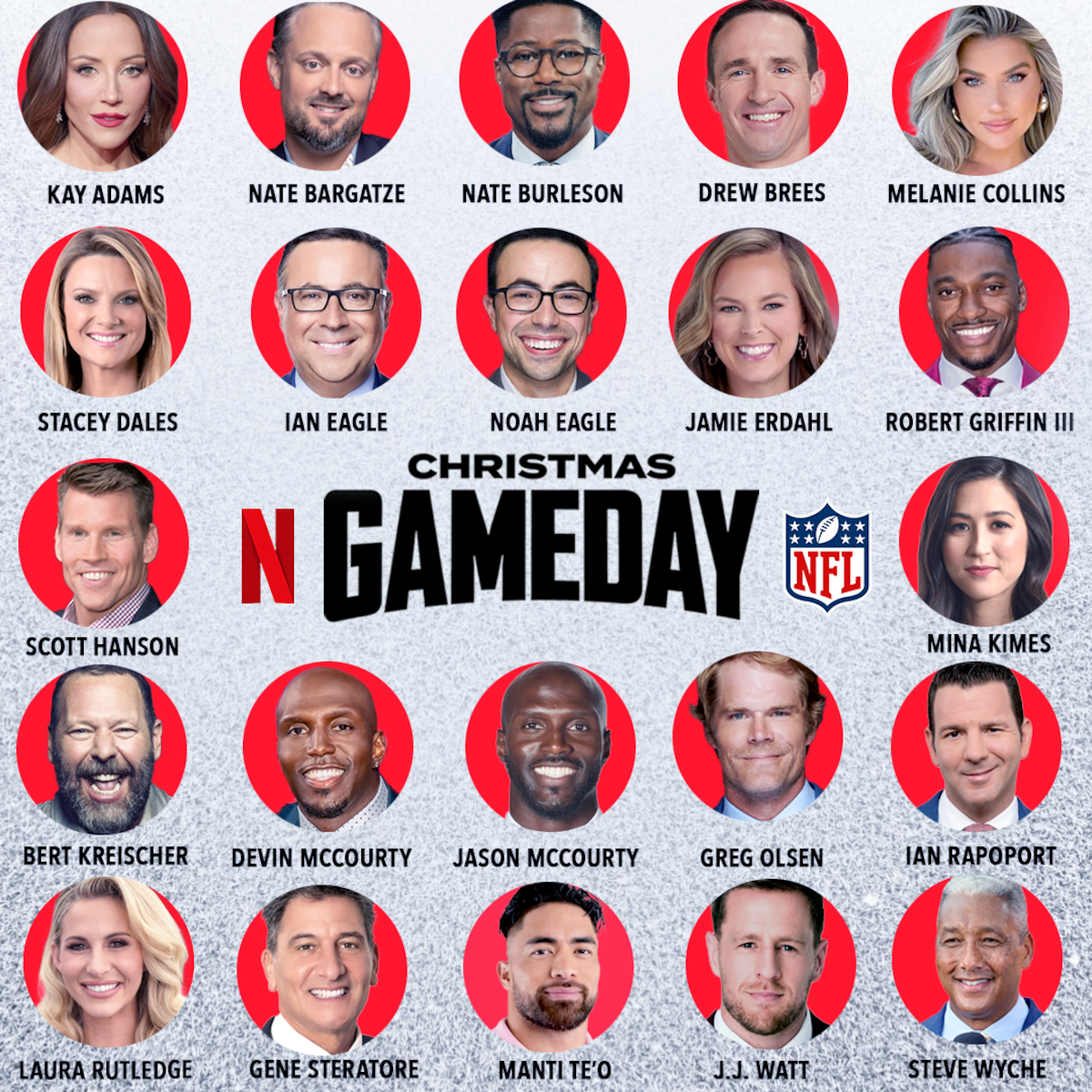 Hosts the NFL Christmas Game Day