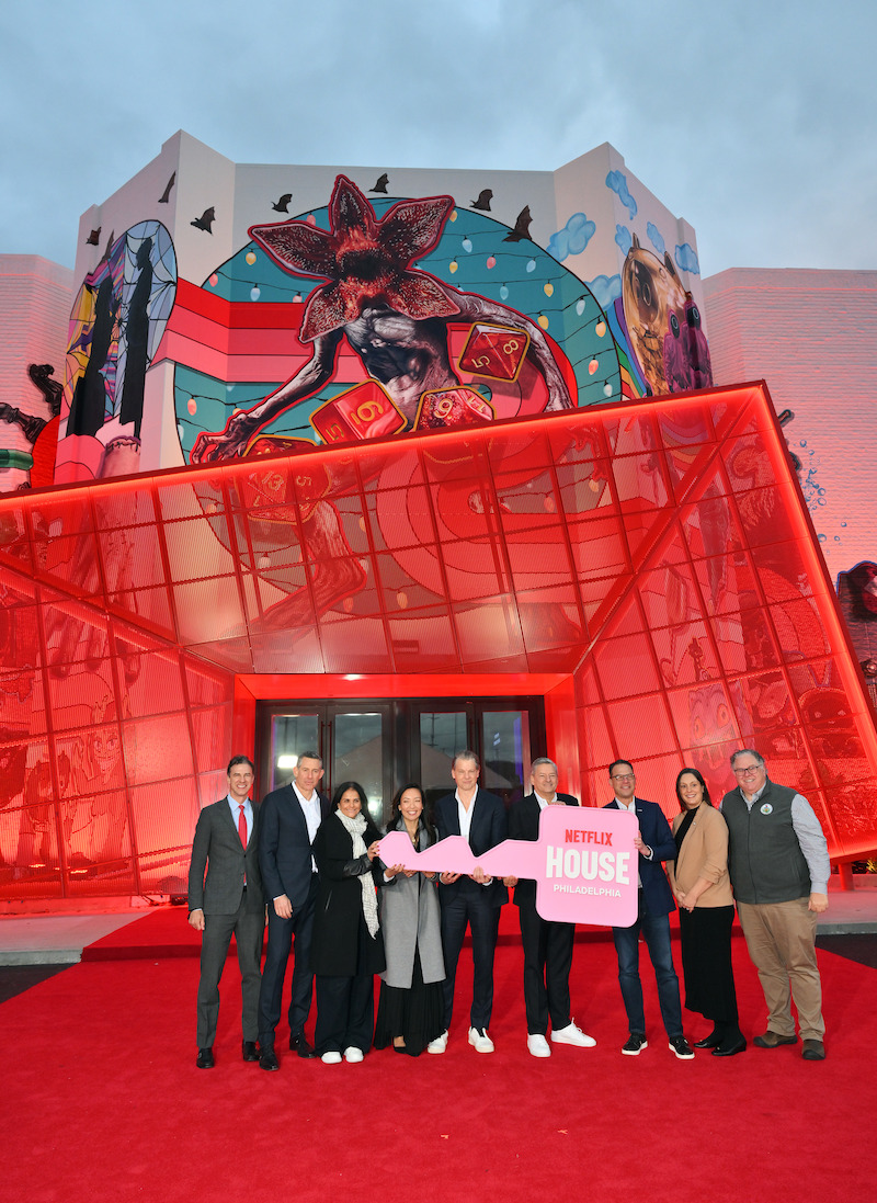 Clete Willems, Spencer Neumann, Bela Bajaria, Marian Lee, Greg Peters, Ted Sarandos, Josh Shapiro, Amanda Cappelletti, and Tim Briggs