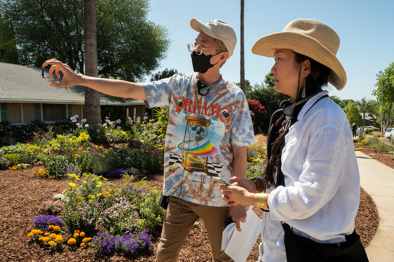Creator/showrunner/director/executive producer Lee Sung Jin and Director Hikari