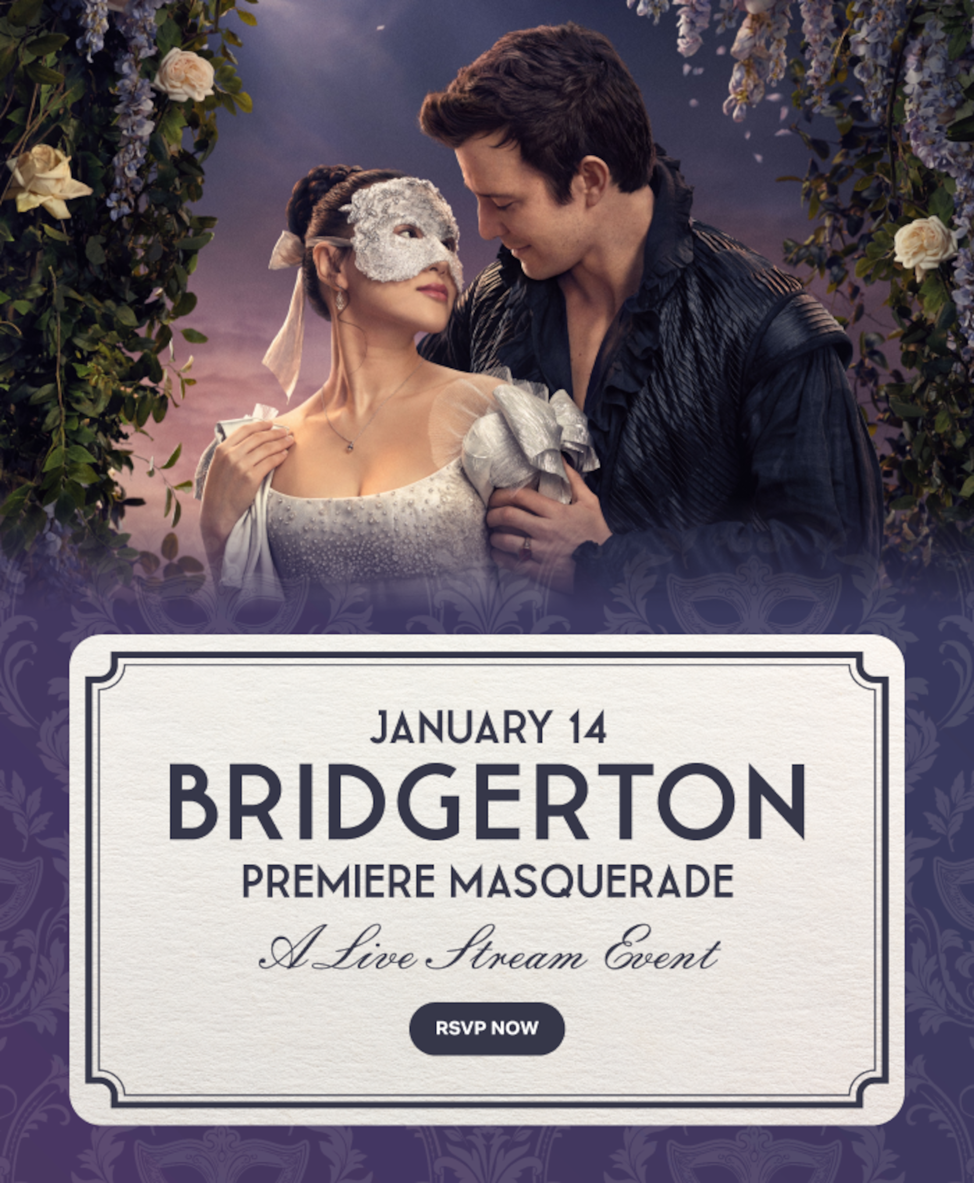 Sophie and Benedict, Bridgerton: Premiere Masquerade