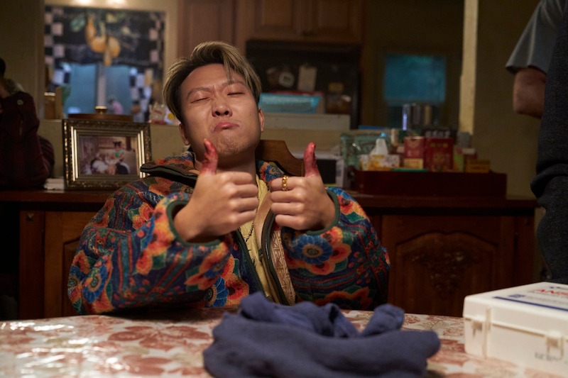 Joon Lee as TK in episode 103 of The Brothers Sun.