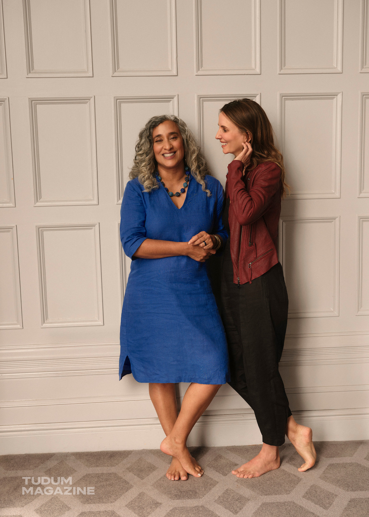 Geeta Gandbhir and Petra Costa.