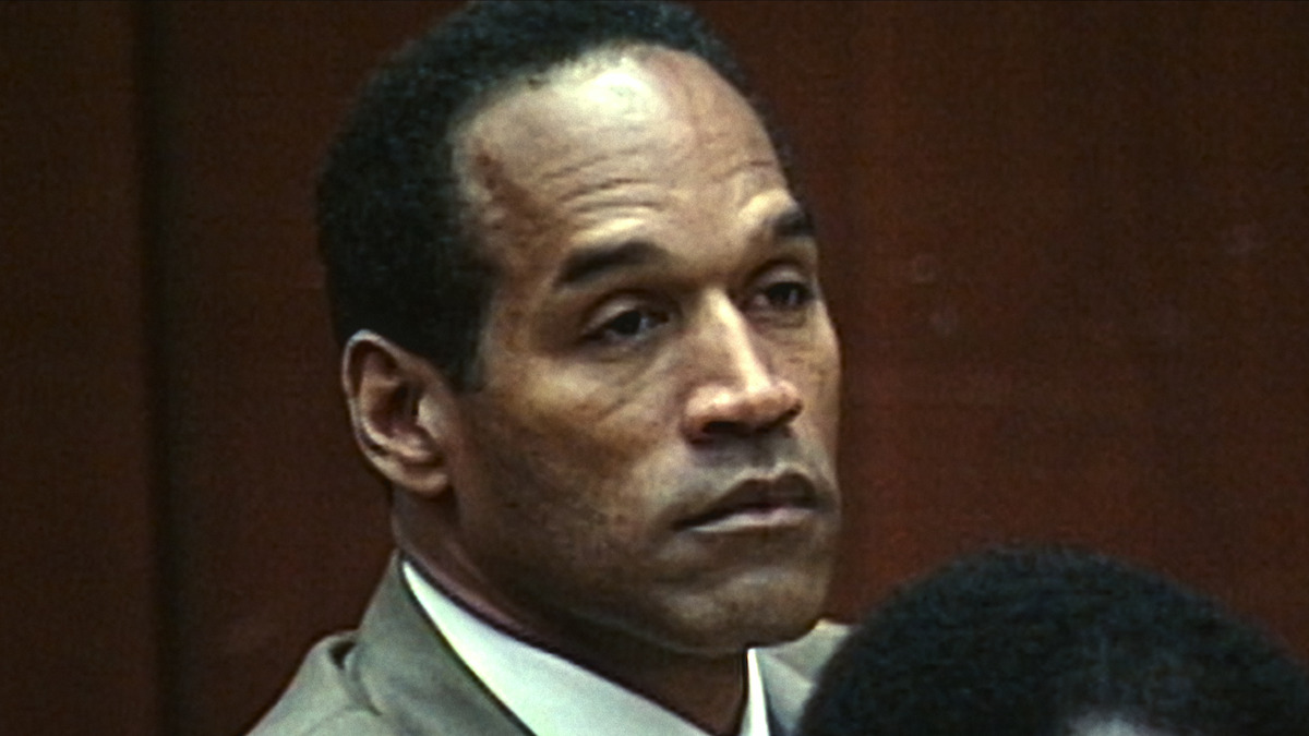 OJ Simpson at his trial