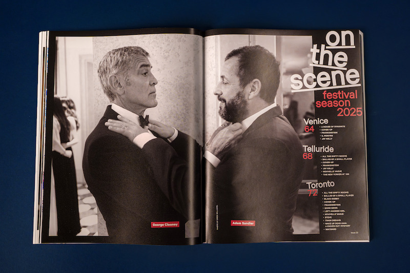 Spread from Tudum Magazine - Film Festivals 2025 Feature