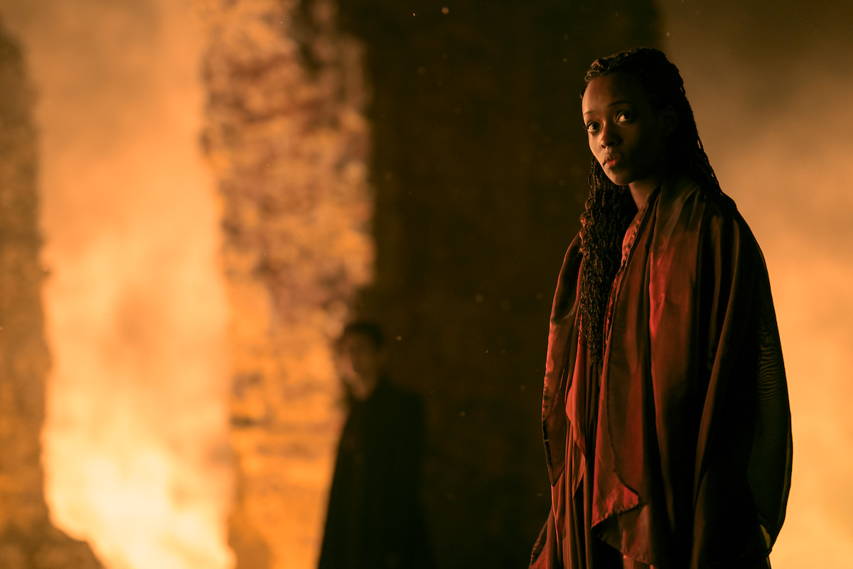 Umulisa Gahiga as Queen Nada of the First People in ‘The Sandman’ Season2.