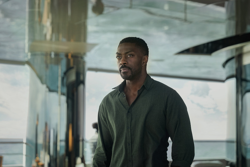David Ajala as Ben in 'The Woman in Cabin 10.'