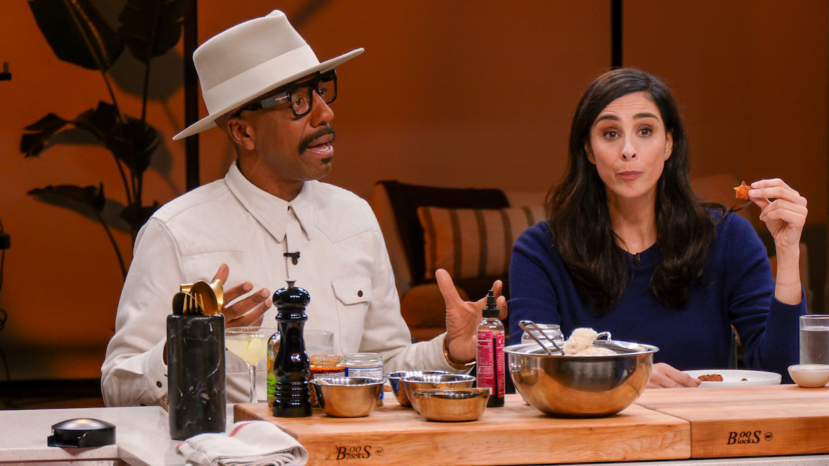 J.B. Smoove and Sarah Silverman