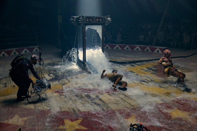 Stunts performed on set of Season 1 of 'One Piece.'