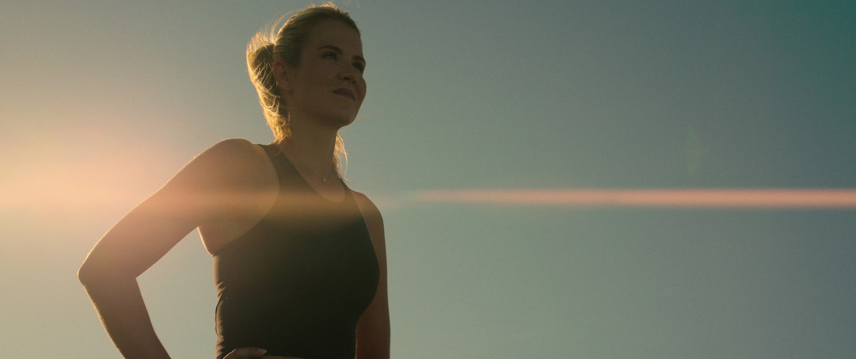 Elizabeth Smart looks into the distance