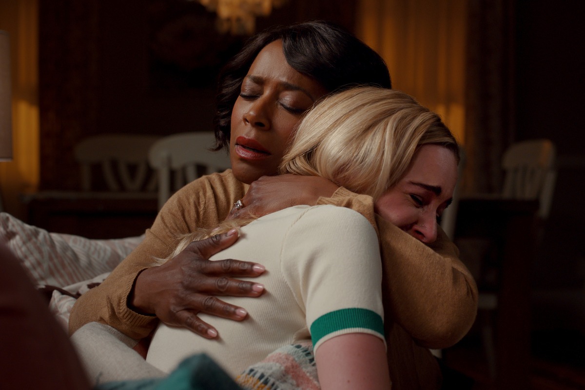 Karen LeBlanc as Lynette, Brianne Howey as Georgia Miller in ‘Ginny & Georgia’ Season 3