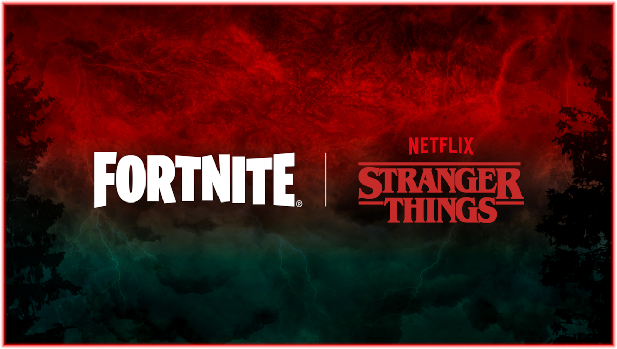 Logotipos de Fortnite y 'Stranger Things'