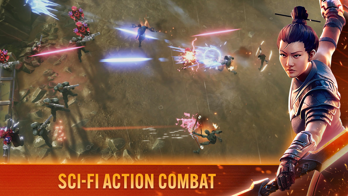 A fighter stands in the foreground poised to strike; an in-game fighting scene makes up the background