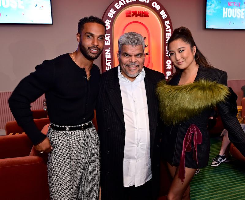 Lucien Laviscount, Luis Guzmán, and Ashley Park