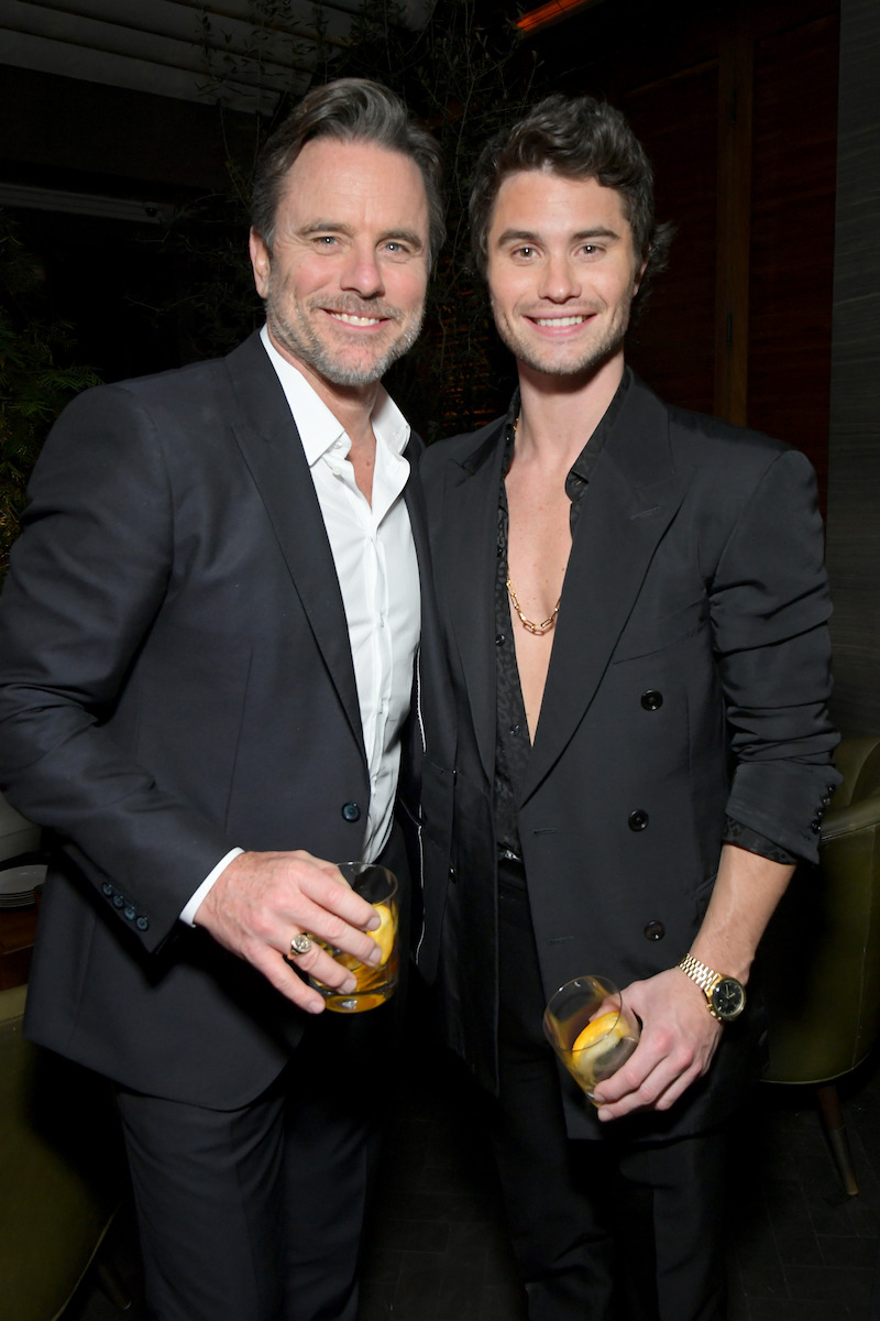 Charles Esten and Chase Stokes at the Outer Banks Season 3 Red Carpet Premiere After Party.