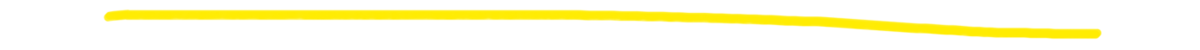 A single, slightly curved yellow line drawn horizontally on a black background.