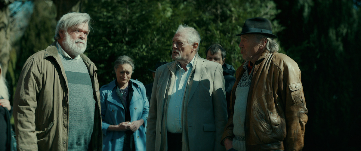Dick Kaysø as Kenny Herskov, Trine Runge as Birthe, Kurt Dreyer as Jung and Asger Gomez Frøkov as Andreasen in ‘The Nurse.’