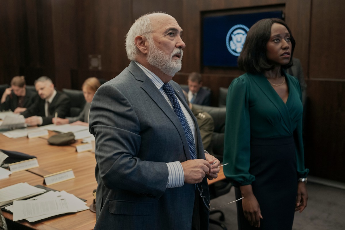 Miguel Sandoval as Miguel Ganon in ‘The Diplomat’ Season 3.