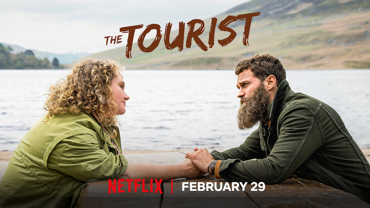 Key art for season 2 of ‘The Tourist’ featuring Jamie Dornan and Danielle Macdonald