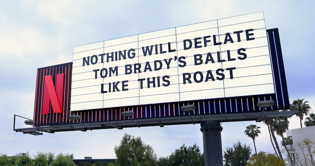 Sunset Marquee - it's like Sunday Night Football but better. THE GREATEST ROAST OF ALL TIME: TOM BRADY will be live on Netflix tomorrow at 5pm!