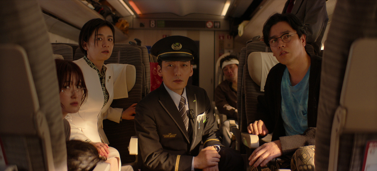 passengers in the bullet train