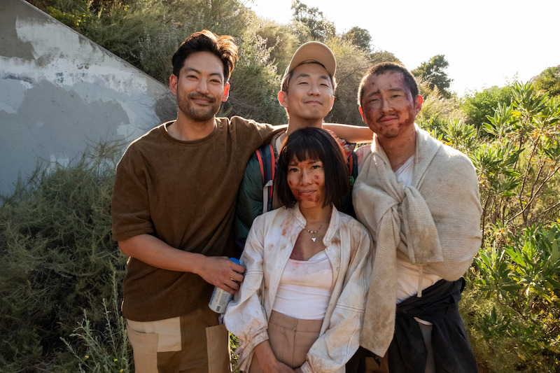 Joseph Lee, Lee Sung Jin, Ali Wong and Steven Yeun