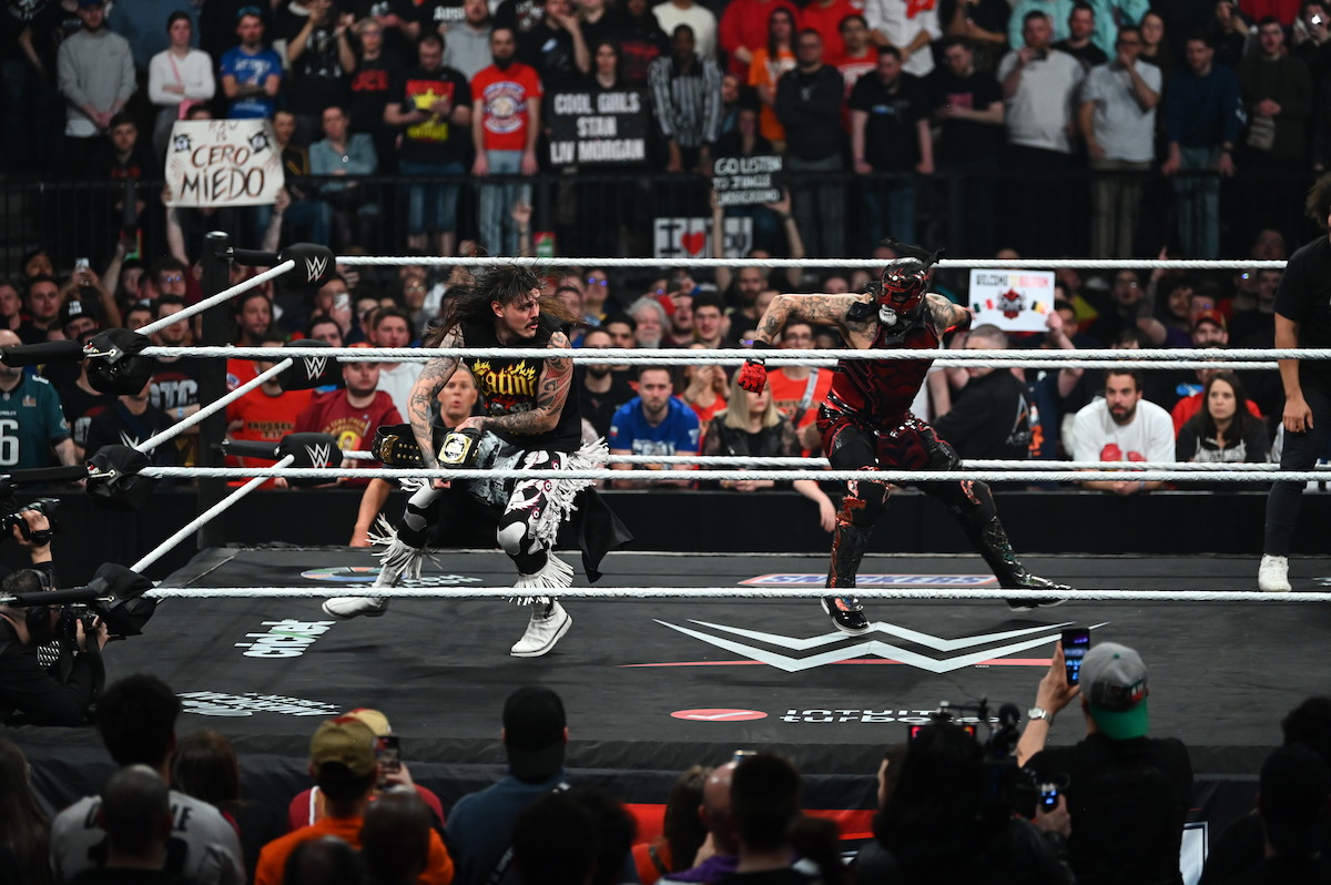 Dominik Mysterio in the ring against Penta