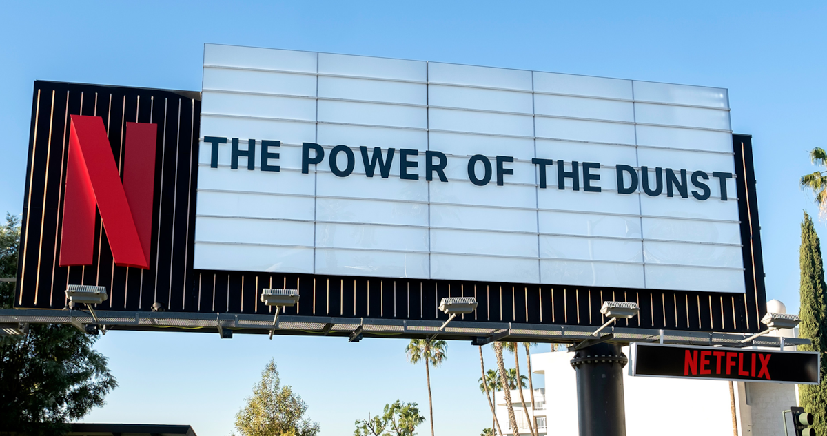 Kirsten Dunst ‘The Power of the Dog’ Sunset marquee