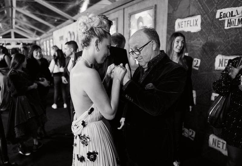 Millie Bobby Brown and Director Harry Bradbeer