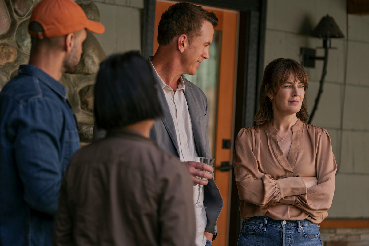 Josh Randall as Scott Bodwin and Rosemarie DeWitt as Jill Bodwin in ‘UNTAMED.’