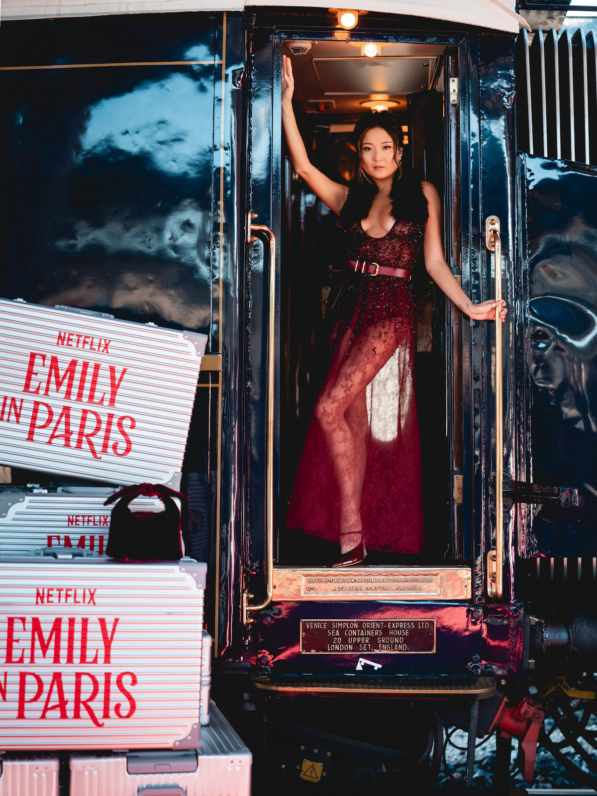 Ashley Park at the 'Emily in Paris' Season 5 Train Experience.